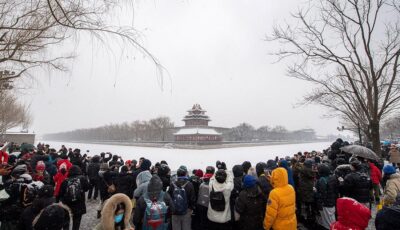 北京迎来虎年首场大雪