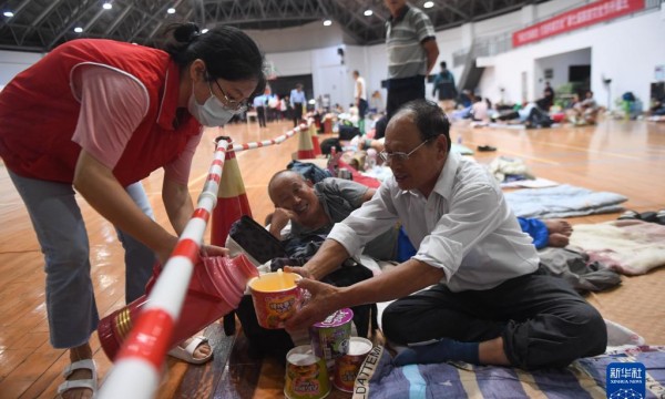 浙江舟山积极应对台风“灿都”